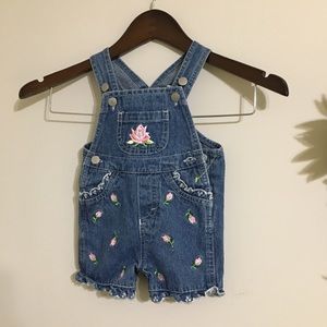 Girl denim overalls